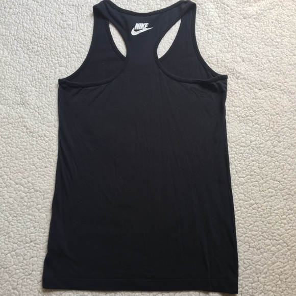 Black animal print spell out Nike tank top - Picture 6 of 6